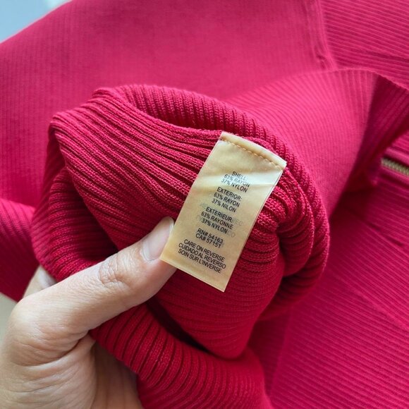 Karl Lagerfeld Red Bodycon Dress NWT - Picture 6 of 8